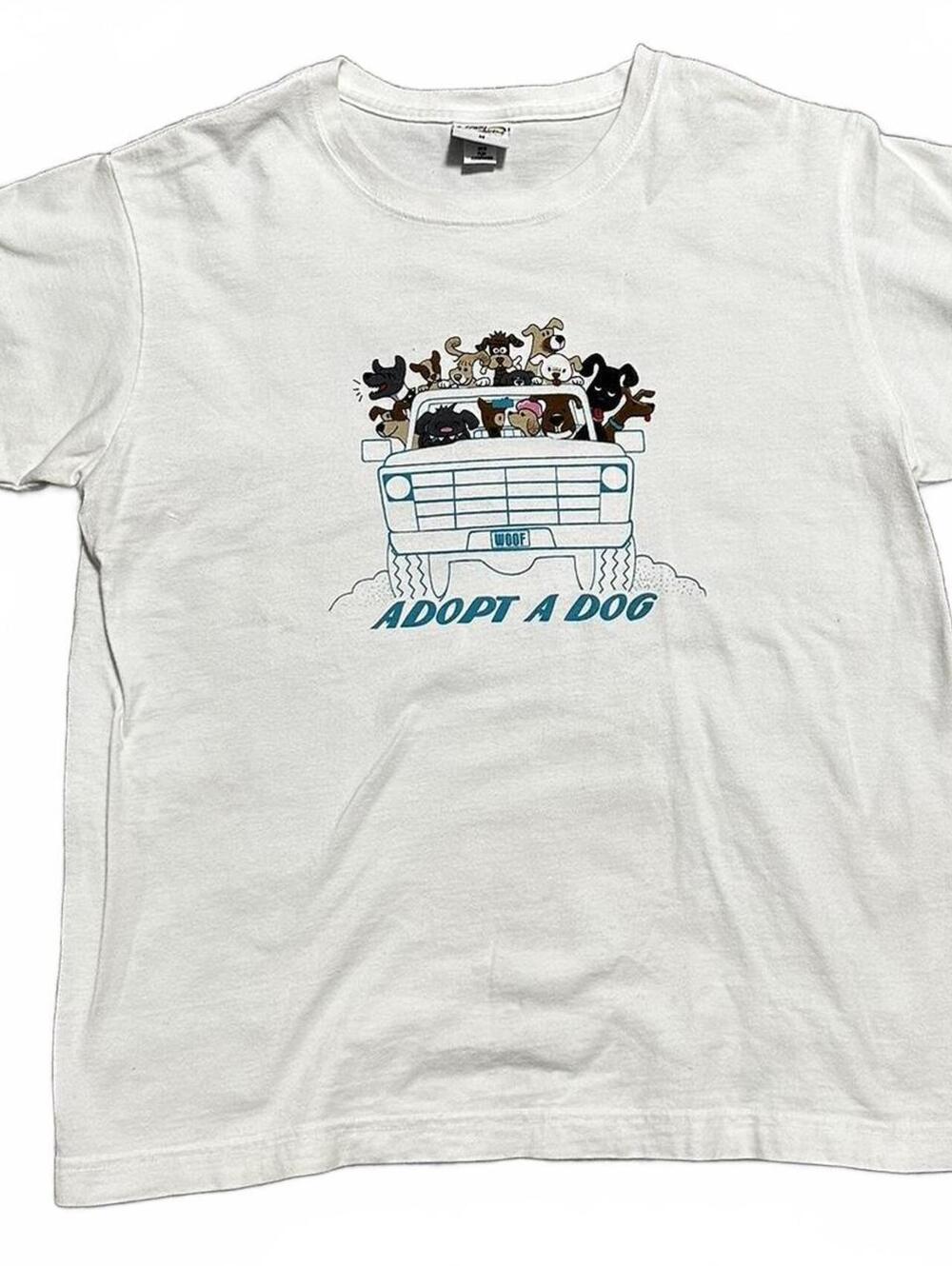 2000s Women’s Crazy Shirt Adopt A Dog Tee Size M